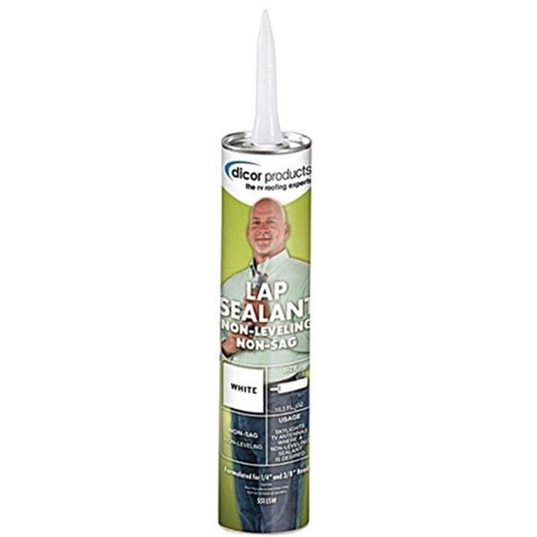 Dicor Dicor DCR551LSW-1 Non-Sag Lap Sealant; White DCR551LSW-1